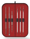 Blackhead and Pimple Remover Kit - Instructions Included - 6 Surgical Extractor Tools - Excellent for Acne Treatment Pimple Popping Blackhead Extraction Zit Removing Blemish Removal Comedone Extracting Whitehead Popping and Facial Blemishes