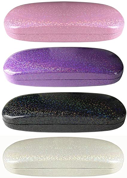 Eyeglasses Case,(4 Piece) Unisex Hard Shell Eyeglasses Cases Protective Case For Glasse