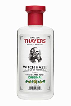 Thayers Natural Remedies Witch Hazel Original Organic Facial Toner with Aloe Vera Formula, 12 fl. Oz.