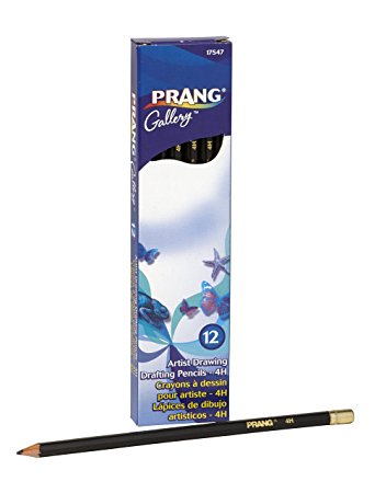 Prang 17547 Professional Artist Drawing/Drafting 4H Pencils (Box of 12)