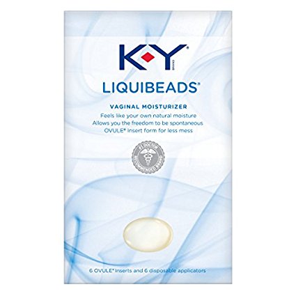 K-Y Liquibeads Vaginal Moisturizer, 6 Beads