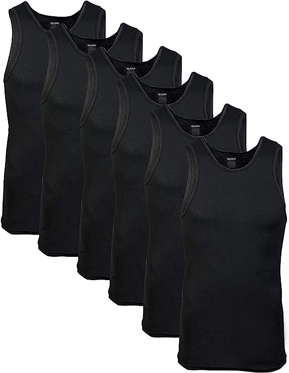 Gildan Mens A-Shirts Tanks Multipack