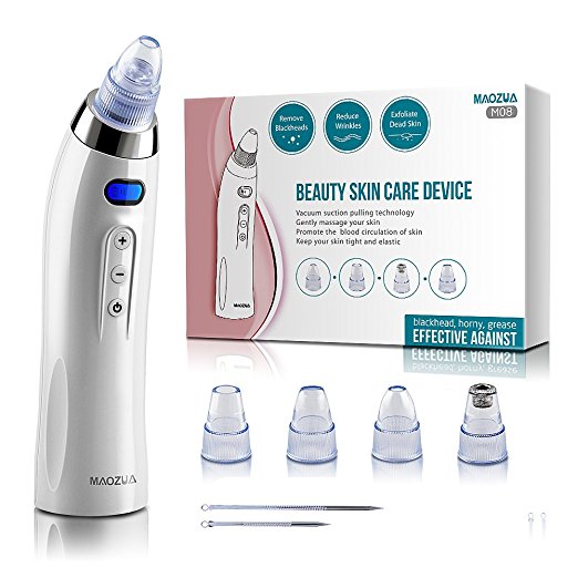 Blackhead Remover, MAOZUA USB Facial Pore Cleanser Comedo Vacuum Suction Remover Rechargeable Microdermabrasion Diamond Machine Cosmetic Beauty Skin Care Extraction Tool