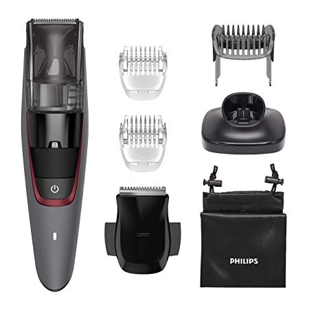 Philips Series 7000 Beard and Stubble Less Mess Vacuum Trimmer - BT7512/13