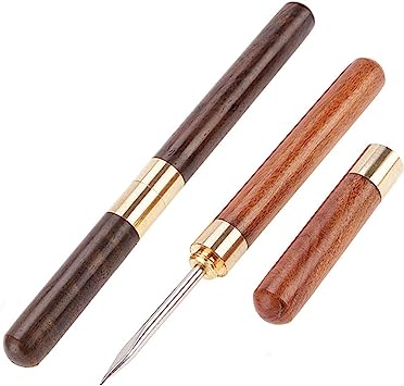 2 Pcs Wooden Tea Knife Needle Puer Puerh Tea Needle Ice Pick Tool for Breaking Tea Cake Brick or Breaking Ice