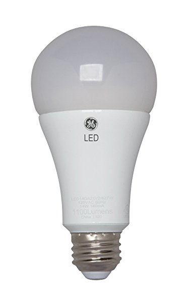 GE Lighting 92283 LED 12-watt (75-watt replacement), 1200-lumen A21 Light Bulb with Medium Base, Daylight, 1-Pack