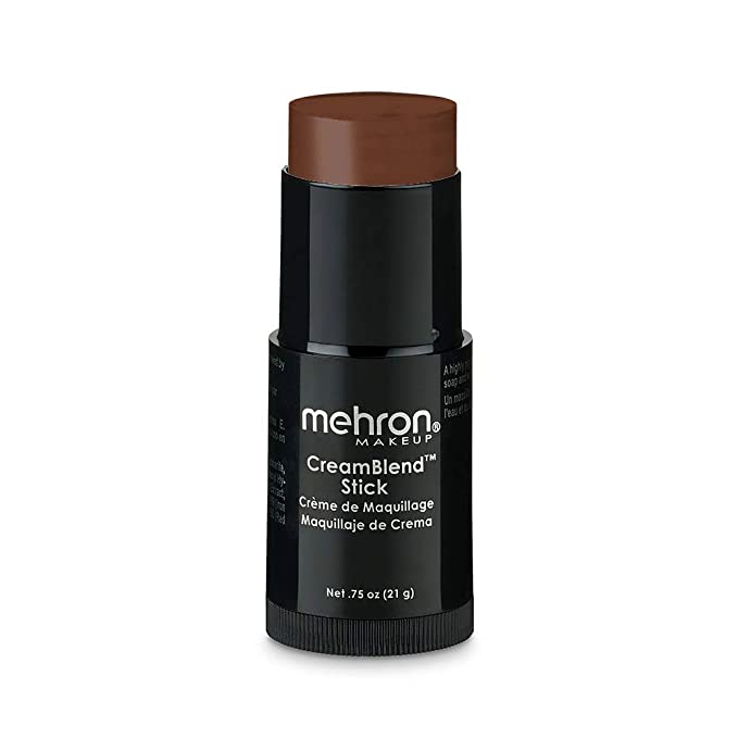 Mehron Makeup CreamBlend Stick (.75 oz) (SABLE BROWN)