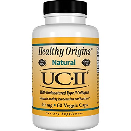 Healthy Origins UC-II (Undenatured Type II Collagen) 40 mg, 60 Veggie Caps