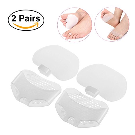 ETEREAUTY Metatarsal Pads 2 Pairs Gel for Foot Cushioning Rapid Foot Pain Relief