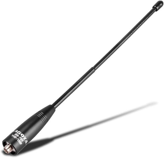 Authentic Genuine Nagoya NA-701 8-Inch Whip VHF/UHF (144/430Mhz) Antenna SMA-Female for BTECH and BaoFeng Radios