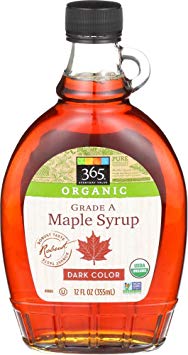 365 Everyday Value, Organic Grade A Maple Syrup Dark Color, 12 oz