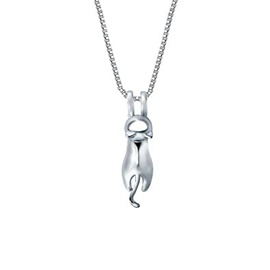 Julie's Jewelry S925 sterling silver cute cat earring, rings, Necklace & silver cat bracelet