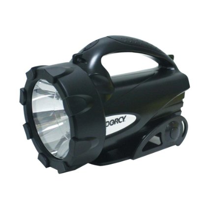 Dorcy 41-4291 LED Flashlight Lantern with Ratcheting Stand 300-Lumens Black Finish