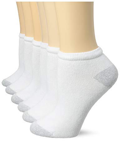 Fruit Of The Loom Women's Plus-Size Core 6 Pack Low Cut Socks