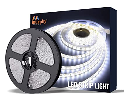 Murphy 25W LED Strip 2835 Cove Light 5 Metre (Cool White, Pack of 1) with Driver