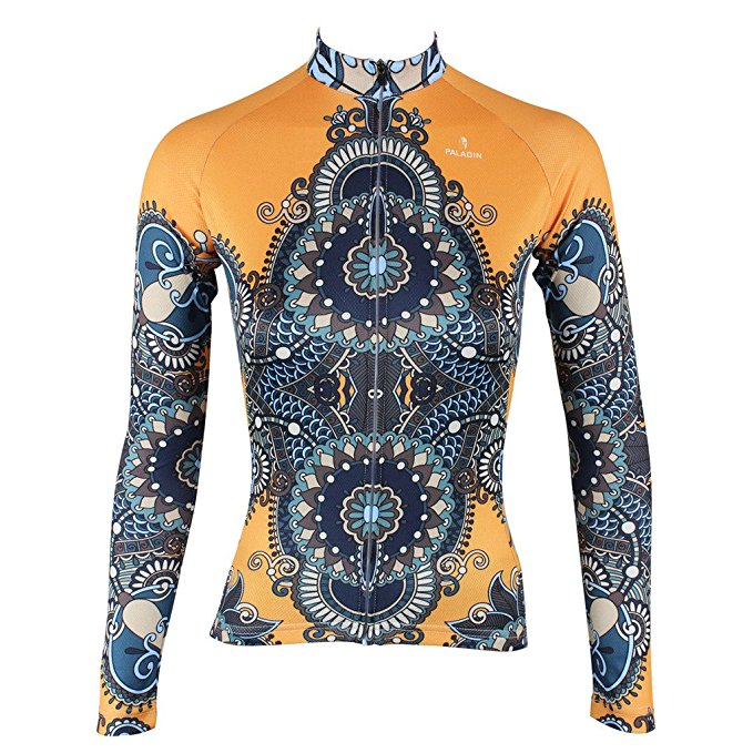 Cycling Jersey, QinYing Women Patterns Stylish Breathable Long Sleeve Bicycle Shirt