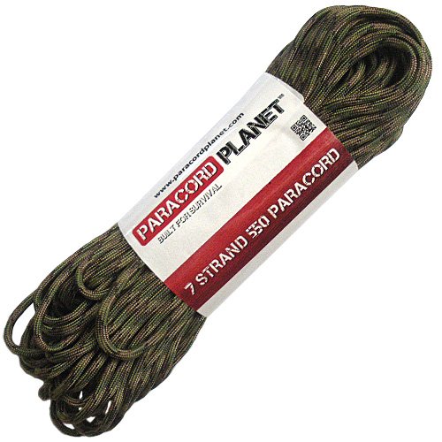 Paracord Planet 100 Hanks Parachute 550 Cord Type III 7 Strand Paracord Top 40 Most Popular Colors