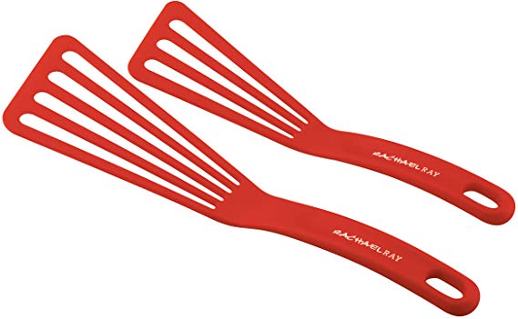 Rachael Ray Tools & Gadgets 2-Piece Nylon Turner Set, Red