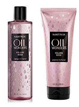 Matrix Oil Wonders Volume Rose Shampoo 10.1 Ounce and Conditioner 6.8 Ounce Duo