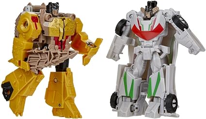 Transformers Bumblebee Cyberverse Adventures Dinobots Unite Toys Dino Combiners Wheelgrim 2-Pack Action Figures, Ages 6 and Up, 4.5-inch