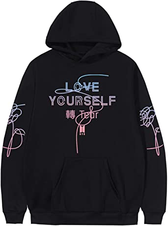 Dolpind Kpop BTS Hoodie Merchandise Love Yourself Tear Suga Jimin Jung Kook Sweatshirt