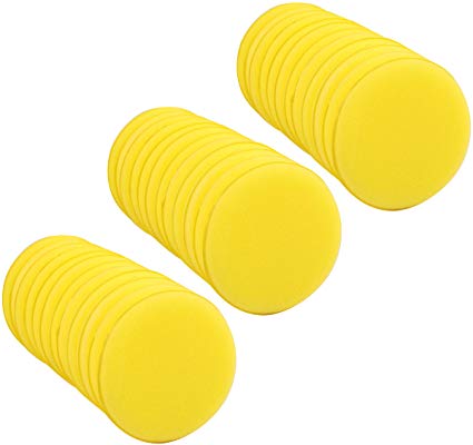 Fasmov 4" Foam Applicator Pads, 36 Pack