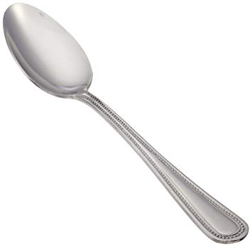 Winco 0005-01 12-Piece Dots Teaspoon Set, 18-0 Stainless Steel