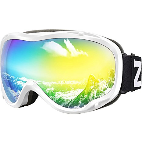 ZIONOR Lagopus Ski Snowboard Goggles UV Protection Anti-fog Snow Goggles for Men Women Youth