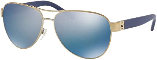 Tory Burch TY6051 Aviator Sunglasses For Women FREE Complimentary Eyewear Care Kit