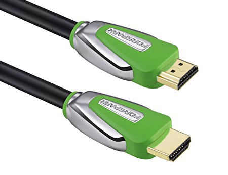 FORSPARK 5ft 4K-HDMI 2.0 Ultra Premium High Speed HDMI Cable 26AWG with Ethernet,Support 3D 4K 1080P for Apple TV-3D Gaming, Xbox,PS3 ,Green Case