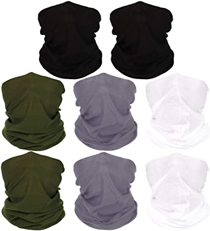 Neck Gaiter Bandana Headwear Face Mask Scarf Neck Tube Magic Headband Sports Dust Protection Fan Masks Breathable