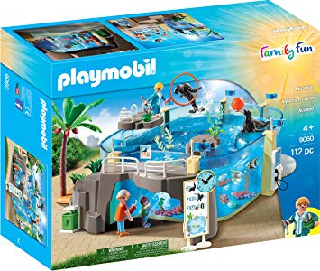 Playmobil 9060 Family Fun Aquarium with Fillable Water Enclosure