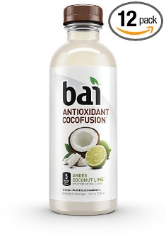 Bai Cocofusions Andes Coconut Lime, Antioxidant Infused Beverage, 18 Fl. Oz. Bottles (Pack of 12)