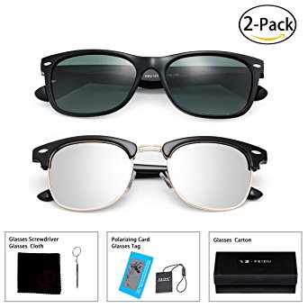 FEIDU Polarized Classic Retro Wayfarer Retro Sunglasses for Men Unisex FD 2149
