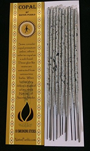 Native Copal Incense 100% Pure White Copal Healing Smoke Mayan Smudging Spiritual Protection Cleansing Incienso Hand Rolled Pueblo, Family Owned