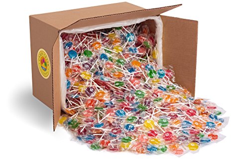 Candy Creek Fruit Lollipops, 20 pound Carton, Bulk Candy, Assorted Flavors