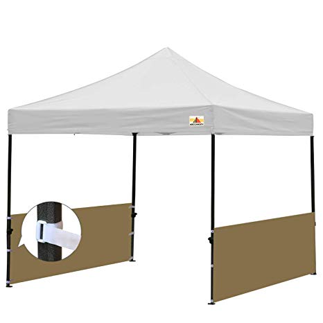 ABCCANOPY Sunwall Accessory, Two Half Walls for 10'x10', 10'x15', 10'x20' Pop Up Paty Tent Canopy（2 Half Walls Only. Tent Purchased Separately） (Beige)