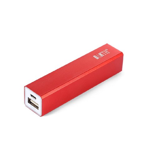 BAKTH 3200mAh USB Portable Power Bank for Smart Phones Red