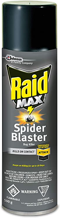 Raid Max spider blaster bug killer 500 gram