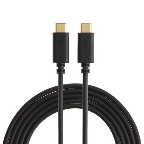 CableCreation USB 3.1 Type C (USB-C) to Type C (Type-C) Cable(3A) ,10ft/3M in Black