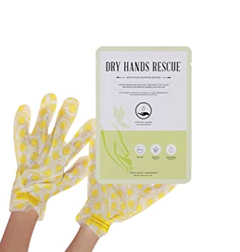KOCOSTAR Hand Mask for Dry Hands - 4 Pairs of Dry Hand Rescue Gloves