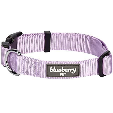 Blueberry Pet Classic Solid Color Collection - Regular Collars, Personalized Collars or Seatbelts