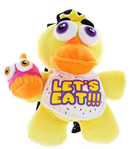 Bioworld Chica Plush Backpack Five Nights At Freddy