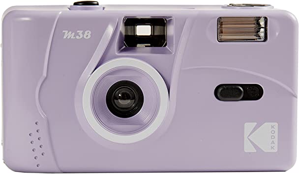 Kodak M38 35mm Film Camera - Focus Free, Powerful Built-in Flash, Easy to Use (Lavender)