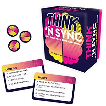 Gamewright Think 'N Sync - The Great Minds Think Alike Game Card Game