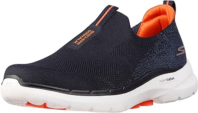 Skechers mens Gowalk 6 - Stretch Fit Slip-on Athletic Performance Walking Shoe