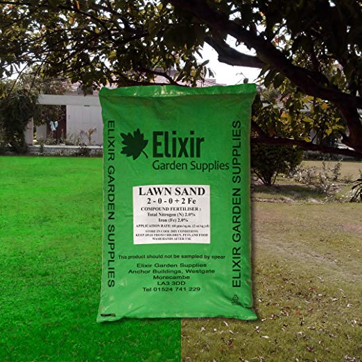 Elixir Gardens ® Lawn Sand Professional Grass/Paddock Top Dressing   Nitrogen Feed & Moss Control