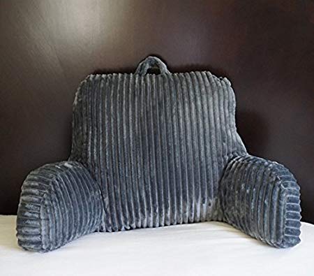 DormCo Bedrest Textured Comfort - Granite Gray
