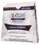 3D Crest White Brilliance Whitestripes Supreme Flexfit 34 strips 17 Treatments each with 1 upper1 lower