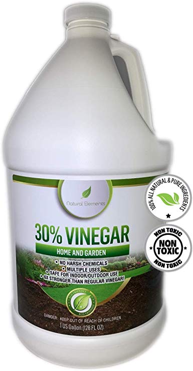 Natural Elements 30% Vinegar | Home & Garden | Concentrated | 1 Gallon